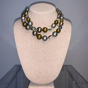 Vintage bauble necklace